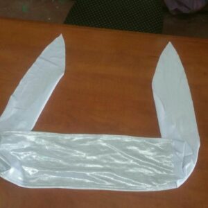 חגורת קשירה כסף לבן